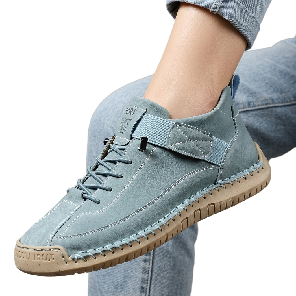 ALICIA Leather Lace Up Loafers