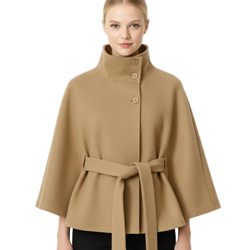 LUCIE Turtleneck Slim Jacket