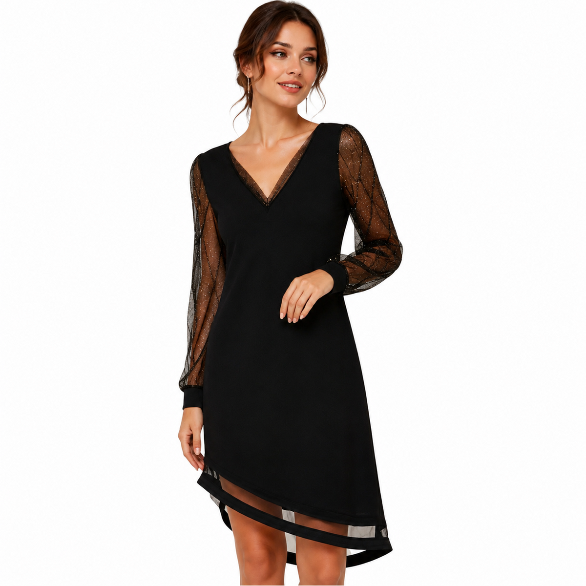 VALERIE Sequin Midi Dress