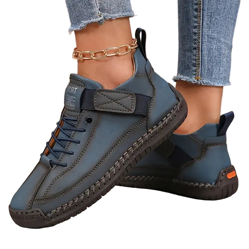 ALICIA Leather Lace Up Loafers