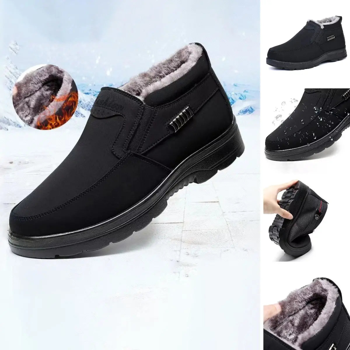 HARRISON Plush Lined Ankle Boots