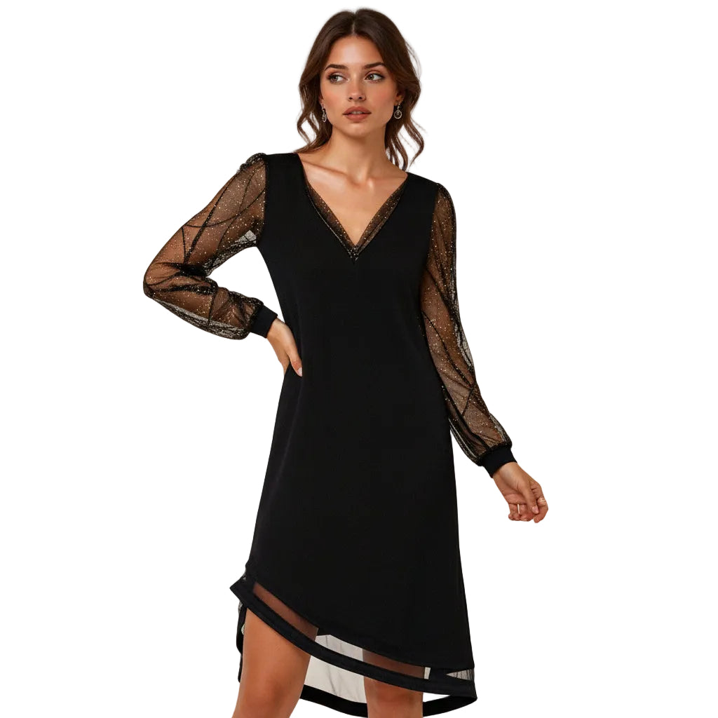 VALERIE Sequin Midi Dress