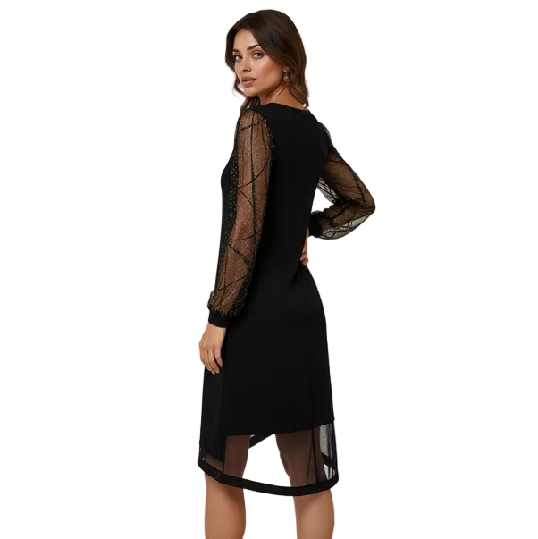 VALERIE Sequin Midi Dress