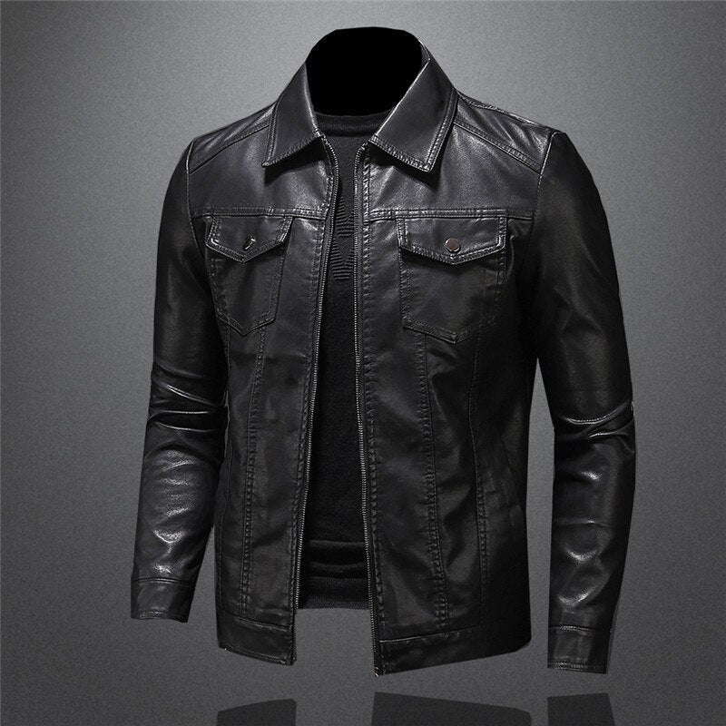 ROWAN Leather Moto Jacket